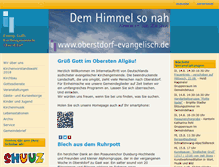 Tablet Screenshot of oberstdorf-evangelisch.de